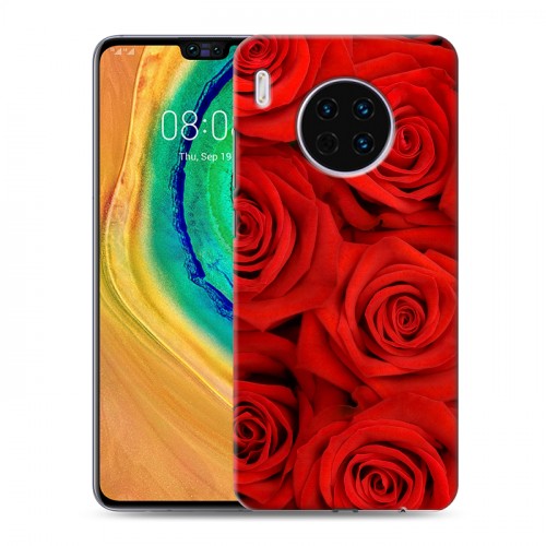 Дизайнерский пластиковый чехол для Huawei Mate 30 Розы