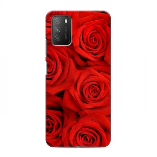 Дизайнерский пластиковый чехол для Xiaomi Poco M3 Розы