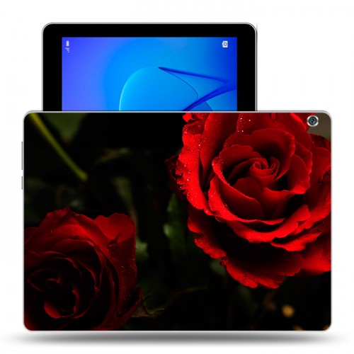 Дизайнерский силиконовый чехол для Huawei MediaPad M3 Lite 10 Розы