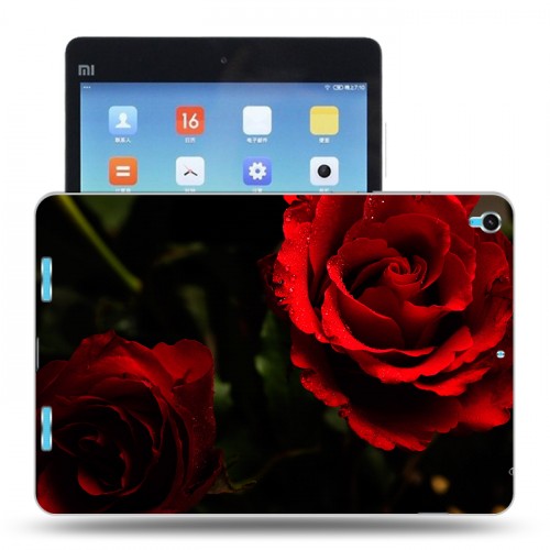 Дизайнерский силиконовый чехол для Xiaomi MiPad Розы