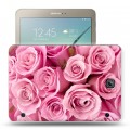 Дизайнерский силиконовый чехол для Samsung Galaxy Tab S2 8.0 Розы