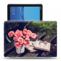Дизайнерский силиконовый чехол для Huawei MediaPad T5 Розы