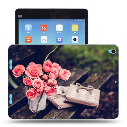 Дизайнерский силиконовый чехол для Xiaomi MiPad Розы