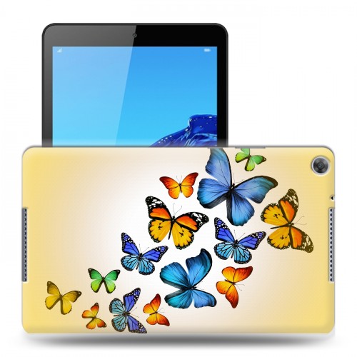 Дизайнерский силиконовый чехол для Huawei MediaPad M5 lite 8 Бабочки