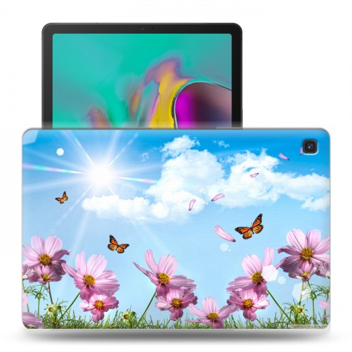 Дизайнерский силиконовый чехол для Samsung Galaxy Tab S5e Бабочки