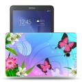 Дизайнерский силиконовый чехол для Samsung Galaxy Tab E 9.6 Бабочки