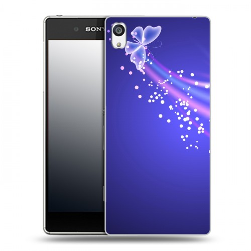 Дизайнерский пластиковый чехол для Sony Xperia E5 Бабочки