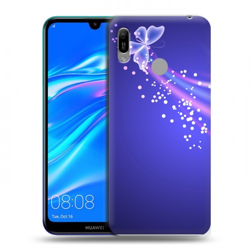 Дизайнерский пластиковый чехол для Huawei Y6 (2019) Бабочки