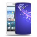 Дизайнерский пластиковый чехол для Huawei Ascend D2 Бабочки