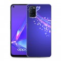 Дизайнерский пластиковый чехол для OPPO A52 Бабочки