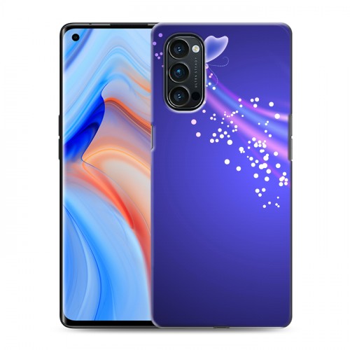 Дизайнерский пластиковый чехол для OPPO Reno4 Pro Бабочки