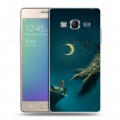 Дизайнерский пластиковый чехол для Samsung Z3 Ворон