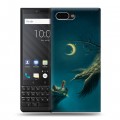 Дизайнерский пластиковый чехол для BlackBerry KEY2 Ворон