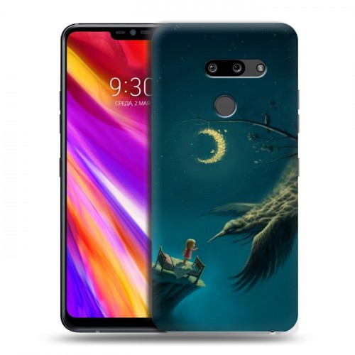 Дизайнерский пластиковый чехол для LG G8 ThinQ Ворон