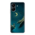 Дизайнерский силиконовый чехол для Xiaomi Poco C65 Ворон