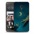 Дизайнерский пластиковый чехол для HTC Desire 700 Ворон