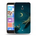 Дизайнерский пластиковый чехол для Nokia Lumia 1320 Ворон