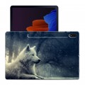 Дизайнерский силиконовый чехол для Samsung Galaxy Tab S7 Plus Волки