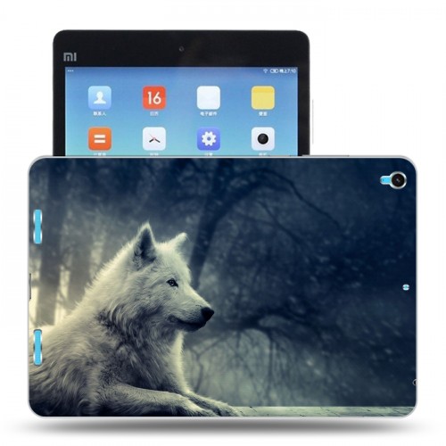 Дизайнерский силиконовый чехол для Xiaomi MiPad Волки