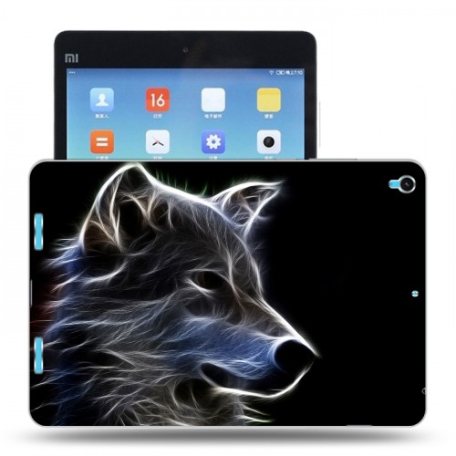 Дизайнерский силиконовый чехол для Xiaomi MiPad Волки