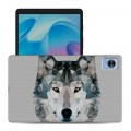 Дизайнерский силиконовый чехол для Realme Pad Mini Волки