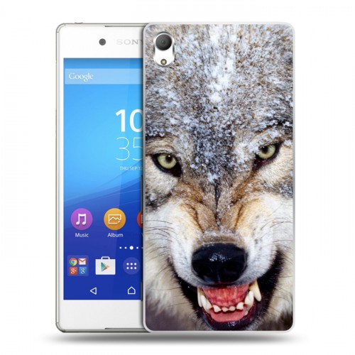 Дизайнерский пластиковый чехол для Sony Xperia Z3+ Волки