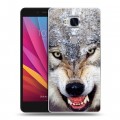 Дизайнерский силиконовый чехол для Huawei Honor 5X Волки