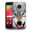 Дизайнерский силиконовый чехол для Motorola Moto E4 Plus Волки