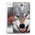 Дизайнерский силиконовый чехол для Sony Xperia E Волки