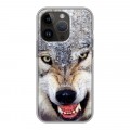 Дизайнерский силиконовый чехол для Iphone 14 Pro Волки