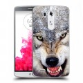 Дизайнерский пластиковый чехол для LG G3 (Dual-LTE) Волки