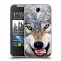 Дизайнерский силиконовый чехол для HTC Desire 310 Волки