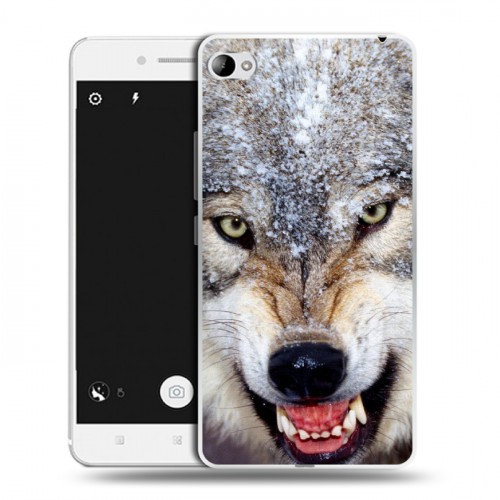 Дизайнерский пластиковый чехол для Lenovo S90 Волки