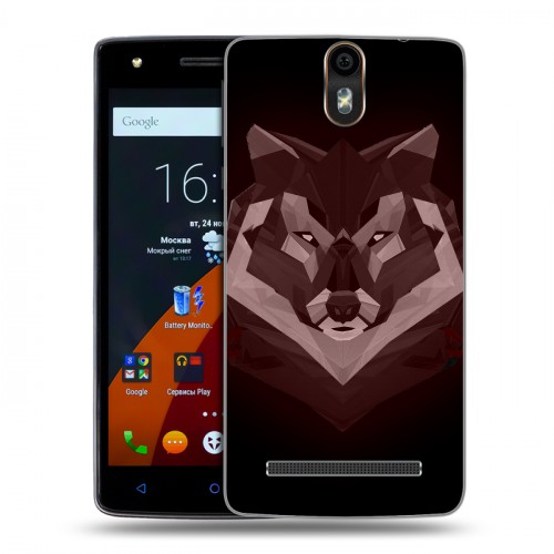 Дизайнерский силиконовый чехол для Wileyfox Storm Волки