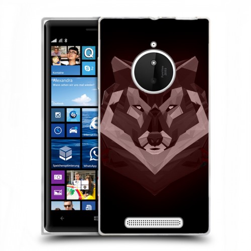 Дизайнерский пластиковый чехол для Nokia Lumia 830 Волки