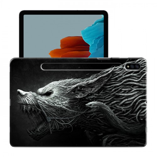 Дизайнерский силиконовый чехол для Samsung Galaxy Tab S7 Волки