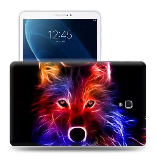 Дизайнерский силиконовый чехол для Samsung Galaxy Tab A 10.5 Волки