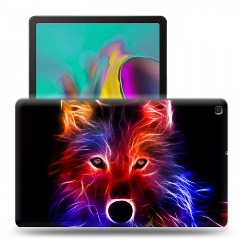 Дизайнерский пластиковый чехол для Samsung Galaxy Tab A 10.1 (2019) Волки