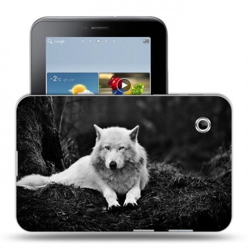 Дизайнерский силиконовый чехол для Samsung Galaxy Tab 2 7.0 Волки
