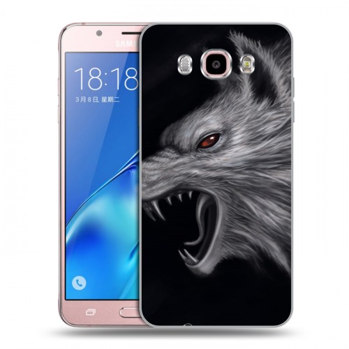 Дизайнерский силиконовый с усиленными углами чехол для Samsung Galaxy J5 (2016) Волки