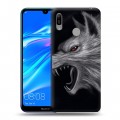 Дизайнерский пластиковый чехол для Huawei Y6 (2019) Волки