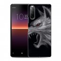 Дизайнерский силиконовый с усиленными углами чехол для Sony Xperia 10 II Волки