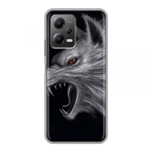 Дизайнерский силиконовый чехол для Xiaomi Poco X5 Волки