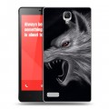 Дизайнерский силиконовый чехол для Xiaomi RedMi Note Волки