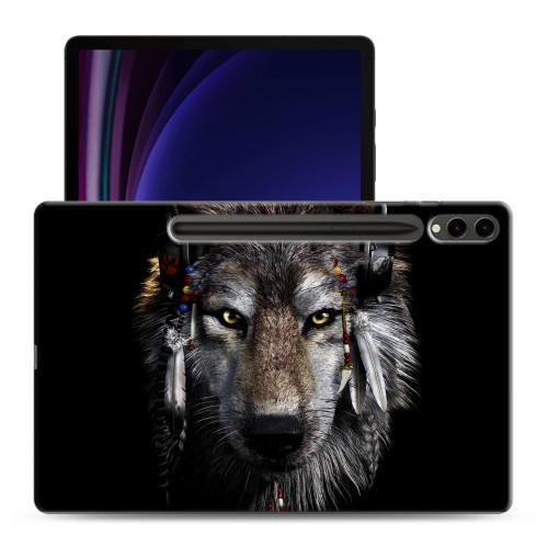 Дизайнерский силиконовый чехол для Samsung Galaxy Tab S9 Plus Волки