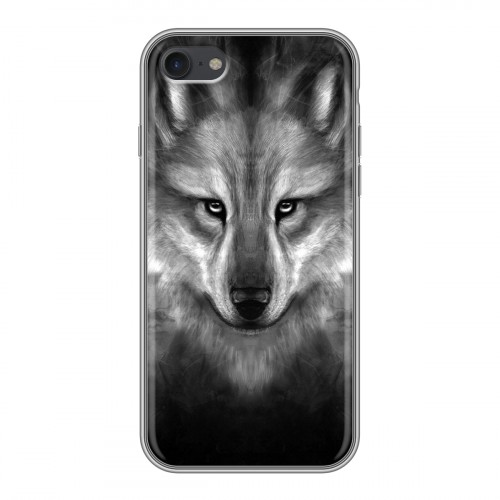 Дизайнерский силиконовый с усиленными углами чехол для Iphone 7 Волки