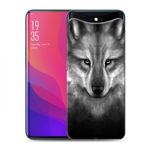 Дизайнерский силиконовый чехол для OPPO Find X Волки