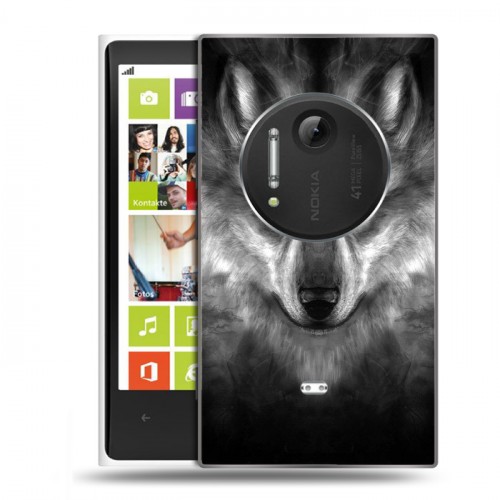 Дизайнерский пластиковый чехол для Nokia Lumia 1020 Волки