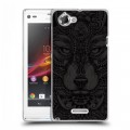 Дизайнерский пластиковый чехол для Sony Xperia L Волки