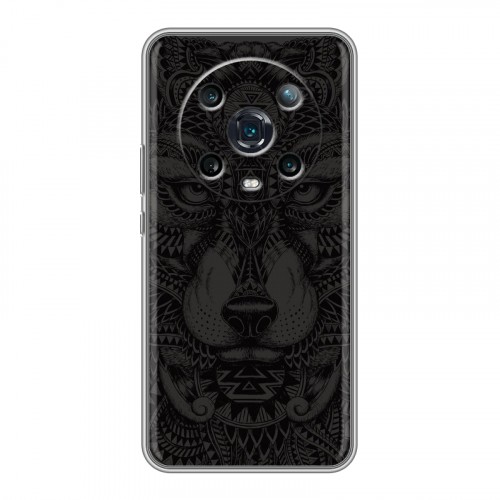 Дизайнерский силиконовый с усиленными углами чехол для Huawei Honor Magic 4 Pro Волки